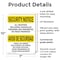 Signmission All Weapons Prohibited Bilingual OSHA Security Notice Sign, Plastic, 7in W x 10in L, 2PK OS-2PACK-SN-P-710-L-11507 - alternate 7